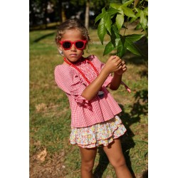 Conjunto blusa y falda rocio de la martinica