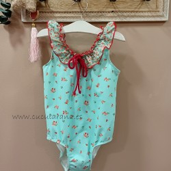 Bañador frambuesa de la martinica