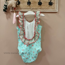 Bañador frambuesa de la martinica