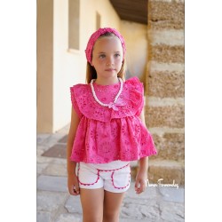 conjunto blusa y short lilo...