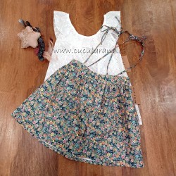falda pichi de estampado liberty Mia y Lia