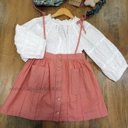 falda pichi coral Mia y Lia