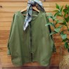 Mia y lia gabardina verde caza