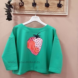 Sudadera Fresa de mia y lia