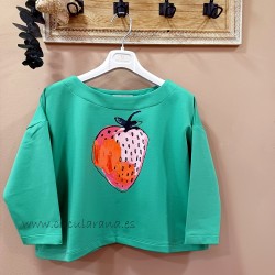 Sudadera Fresa de mia y lia