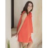 Vestido coral evase lazo de EVE CHILDREM