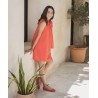 Vestido coral evase lazo de EVE CHILDREM