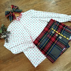 eva castro blusa y short falda charlestone