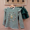eva castro conjunto verde rayas lorene