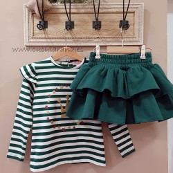 eva castro conjunto verde rayas lorene