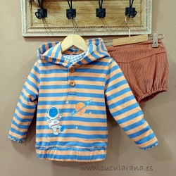 Sudadera niño rayas erica