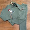 chandal niño verde liquen patinete KIZ