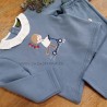 chandal niña azul patinete KIZ
