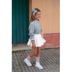 Conjunto blusa+falda baltico