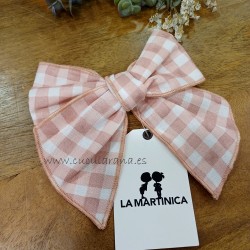 la martinica lazo vichy rosa LA TATA