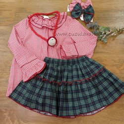 la martinica blusa y falda cantuberry
