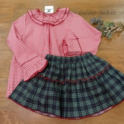 la martinica blusa y falda cantuberry