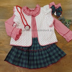 la martinica blusa y falda cantuberry