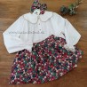 Conjunto de niña blusa y short falda Ámsterdam