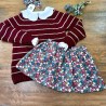 Conjunto de niña blusa y short falda Ámsterdam