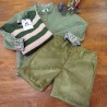 Conjunto niño pana olivo de la martinica