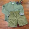 Conjunto niño pana olivo de la martinica