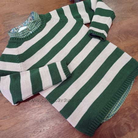 jersey rayas olivo de la martinica