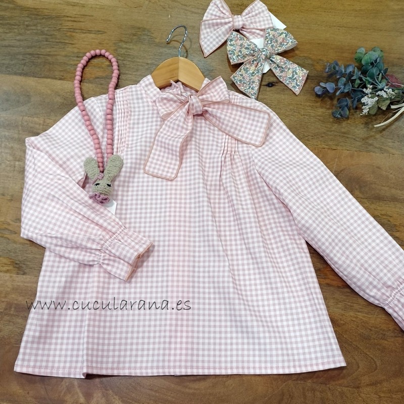 la martinica camisa rosa vichy balancin