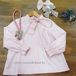 la martinica camisa rosa vichy balancin