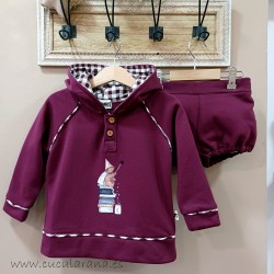 la martinica conjunto niño felpa el baul de peque