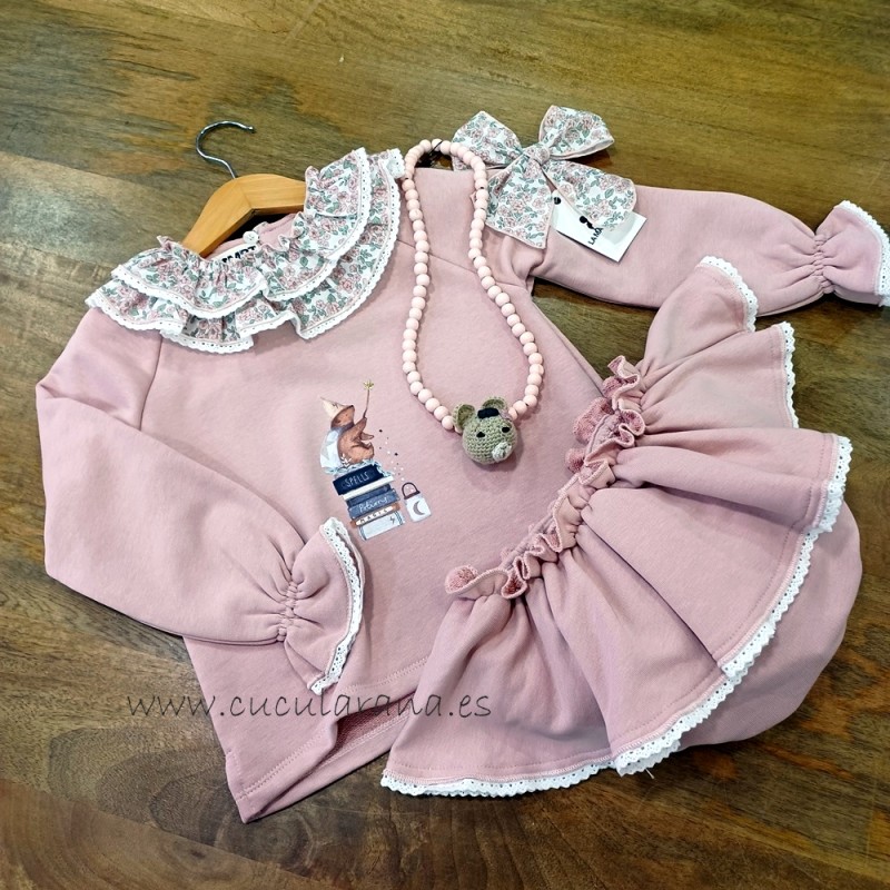 la Martinica conjunto felpa ranita CANDELARIA