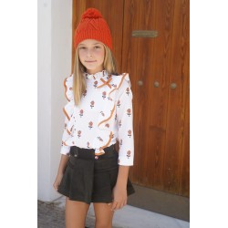 noma fernandez conjunto blusa falda pantalón coral
