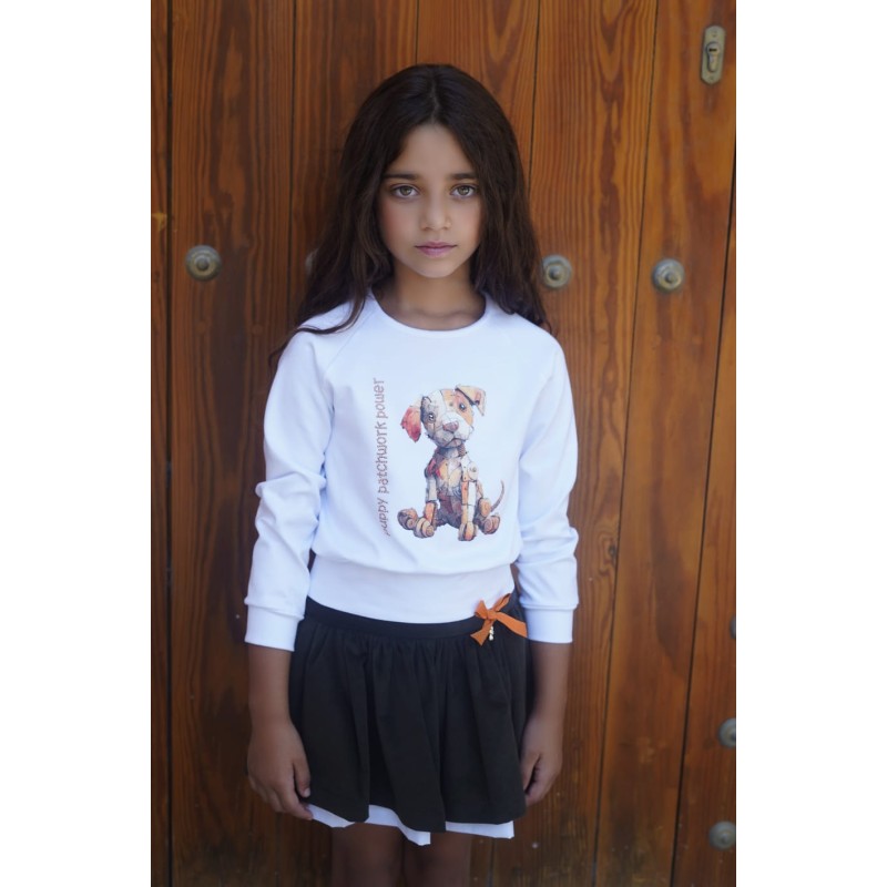noma fernandez  falda y camiseta coral