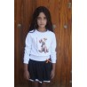 noma fernandez  falda y camiseta coral