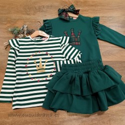 eva castro conjunto verde rayas lorene