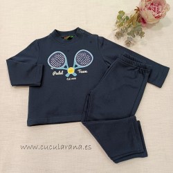 Chandal KIZ azul RAQUETAS de TENNIS