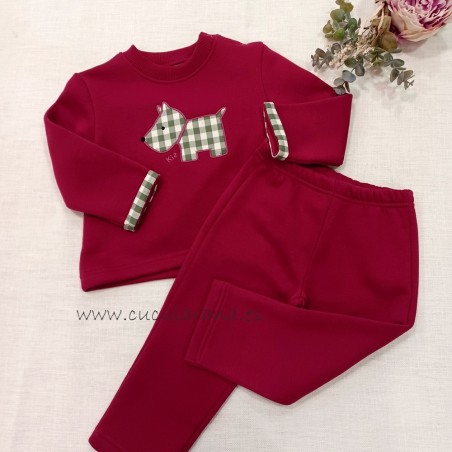 Chandal KIZ grante PERRITO cuadros