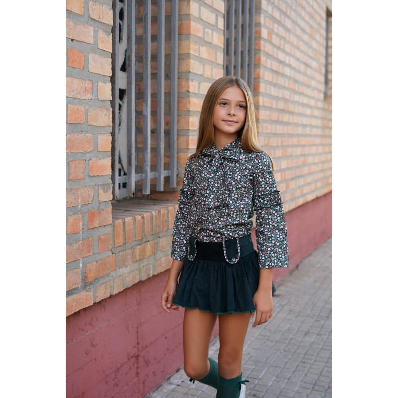 Conjunto de niña blusa y falda ARTICO de NOMA FERNANDEZ.