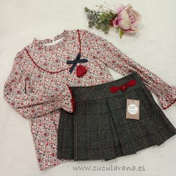 Noma fernandez conjunto niña BRISTOL shor falda