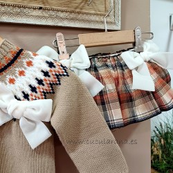 Cesar blanco conjunto ranita calabaza