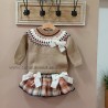 Cesar blanco conjunto ranita calabaza