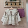 Cesar Blanco conjunto de niña Berenjena