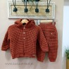 Cesar Blanco Conjunto punto  TEJA unisex