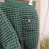 Cesar Blanco Conjunto punto VERDE unisex