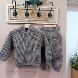 Cesar Blanco Conjunto punto Visón unisex