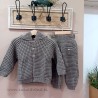 Cesar Blanco Conjunto punto Visón unisex