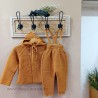 Cesar blanco conjunto bebe mostaza