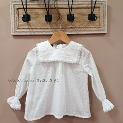 La Martinica Blusa plumeti colección olivo