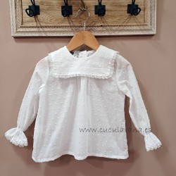 La Martinica Blusa plumeti colección olivo