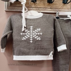 Cesar blanco conjunto bebe tierra
